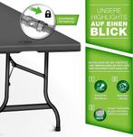 Tillvex® Inklapbare Tafel - Campingtafel - Klaptafel - 180x7, Verzenden, Zo goed als nieuw