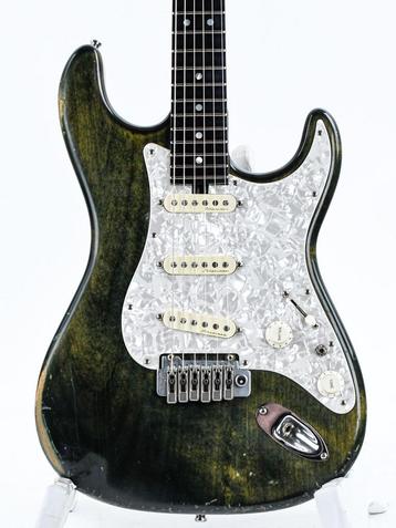 Dick Dijkman Strat Green Transparant 1992 beschikbaar voor biedingen