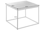 Salontafel ARCHITECTURE 60cm antraciet marmerlook - 44759, Ophalen of Verzenden, Nieuw
