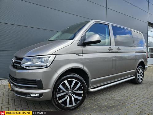 Volkswagen Transporter 2.0 TDI Highline DC navi 2 x schuif X, Auto's, Bestelauto's, Lease, Handgeschakeld, Beige, Financial lease