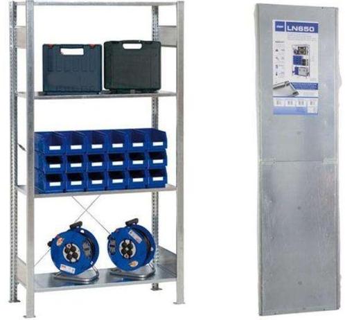 verzinkt opbergrek | 1000x500x(h)2000mm | 4 niveaus, Zakelijke goederen, Horeca | Meubilair en Inrichting, Verzenden