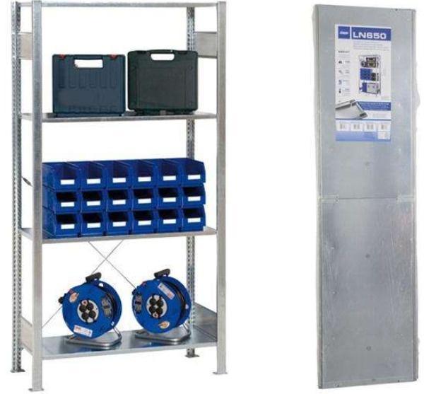 verzinkt opbergrek | 1000x500x(h)2000mm | 4 niveaus, Zakelijke goederen, Horeca | Meubilair en Inrichting, Verzenden