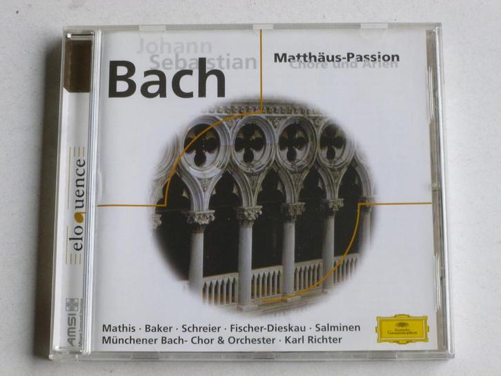 Bach - Matthaus Passion (highlights) Karl Richter, Cd's en Dvd's, Cd's | Klassiek, Zo goed als nieuw, Verzenden