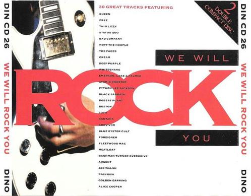 cd - Various - We Will Rock You, Cd's en Dvd's, Cd's | Rock, Zo goed als nieuw, Verzenden