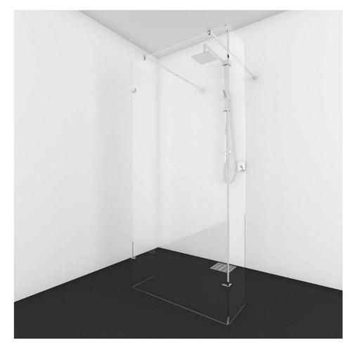 Vrijstaande Douchewand Van Rijn Helder Glas Met Haakse Wand, Doe-het-zelf en Verbouw, Sanitair, Ophalen of Verzenden