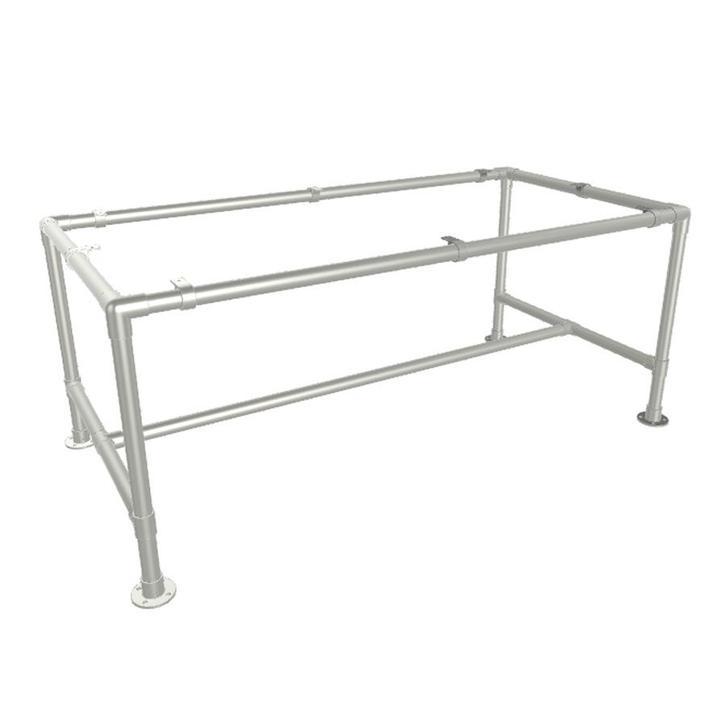 Steigerbuis Tafel Salzburg | RVS (316) 42.4 MM | Voet | DIY, Huis en Inrichting, Tafels | Eettafels, Ophalen of Verzenden