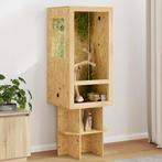 vidaXL Terrarium Bruin 50 x 50 x 130 cm OSB, Dieren en Toebehoren, Verzenden, Nieuw