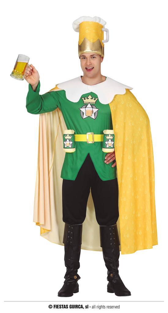 Bier Koning Kostuum Heren, Kleding | Heren, Carnavalskleding en Feestkleding, Nieuw, Ophalen of Verzenden
