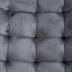 Eetkamerstoelen - Set van 2 - Fluweel - Donkergrijs - MIADOM, Huis en Inrichting, Stoelen, Verzenden, Zo goed als nieuw