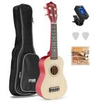 Retourdeal - MAX UKEY Ukelele set met 21 Ukulele en accesso, Muziek en Instrumenten, Verzenden, Zo goed als nieuw