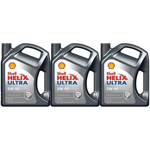 Shell Aanbieding: 3 X Helix Ultra 5W40 5L, Auto diversen, Onderhoudsmiddelen, Verzenden