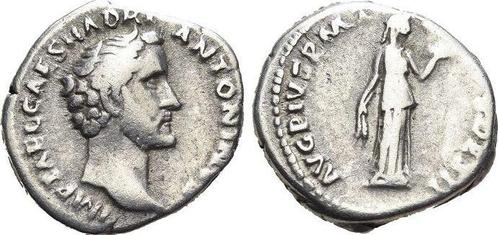 Denar 138-161 n Chr Rom Antoninus Pius 138-161 n Chr, Postzegels en Munten, Munten | Europa | Niet-Euromunten, Verzenden