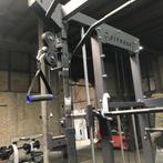 Gymfit multi functionele Smith machine | incl gewichtenblok, Verzenden, Gebruikt