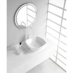 Wiesbaden Plaza Waskom Vierkant - 42x42x13.5cm - Keramiek -, Doe-het-zelf en Verbouw, Sanitair, Ophalen of Verzenden, Nieuw