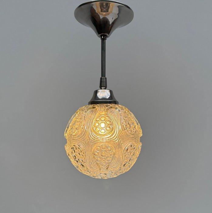 Plafondlamp - Vernikkeld messing - Vintage Hanglamp, Antiek en Kunst, Kunst | Designobjecten