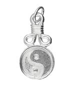 Zilveren Yin Yang kettinghanger, Sieraden, Tassen en Uiterlijk, Kettinghangers, Verzenden, Nieuw