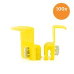 Snelconnectors Aftakking Geel (4-6mm2) 100 Stuks, Ophalen of Verzenden, Nieuw