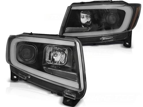 CHRYSLER JEEP Koplampen Zwart 11-13 LED - Retourdeal - 63..., Auto-onderdelen, Verlichting, Nieuw, Ophalen of Verzenden