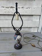 Vaas gemonteerde lamp - Porselein - vogeldecor