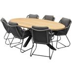 Zanzibar Savona dining tuinset  220x120 cm ovaal 7 delig, Tuin en Terras, Tuinsets en Loungesets, Ophalen of Verzenden, Nieuw