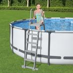 Bestway Zwembadladder Flowclear met 4 treden 132 cm, Nieuw, Verzenden
