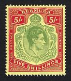 Bermuda 1938 - King George VI 5s brons en karmijn op geel -, Gestempeld