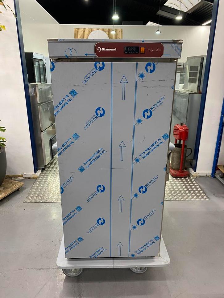 Grote Warmhoudwagen 20 GN | Diamond | RVS (licht beschadigd), Zakelijke goederen, Horeca | Keukenapparatuur, Nieuw zonder verpakking