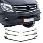 Chrome grille lijsten voorgrill MB Sprinter W906 FL 5 delig, Verzenden