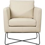 Leren Fauteuil Crossover - Toledo Leer Betulla, Huis en Inrichting, Fauteuils, Nieuw, Ophalen of Verzenden, 50 tot 75 cm, Fauteuil Crossover - Toledo leer Betulla past perfect in uw interieur als u woonstijl: Industrieel, Modern is.