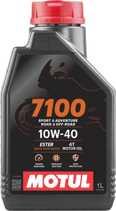 MOTUL 7100 4T motorolie - 10W40 1 liter 100% synthetisch, Motoren, Onderdelen | Merk-onafhankelijk, Ophalen of Verzenden