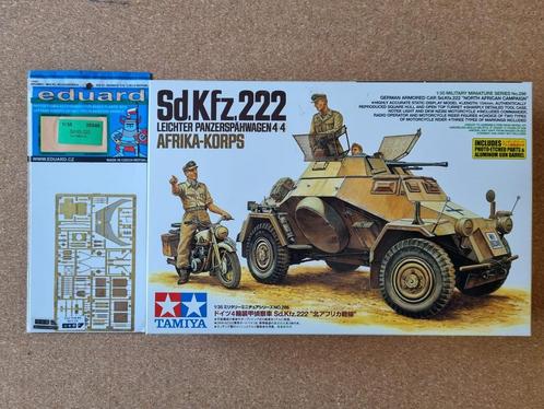 Tamiya 35286 Leichter Panzerspähwagen 4x4 1:35 + Eduard PE, Hobby en Vrije tijd, Modelbouw | Auto's en Voertuigen, Tamiya, Verzenden