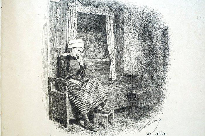 Ernest Renan / Émile Rudaux - Le Broyeur de lin - 1901, Antiek en Kunst, Antiek | Boeken en Bijbels