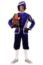 Piet kostuum blauw/zilver unisex, Nieuw, Ophalen of Verzenden, Pak of Jurk