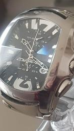 Vintage Chronotech met prisma glasplaat, Sieraden, Tassen en Uiterlijk, Horloges | Heren, Verzenden, Gebruikt