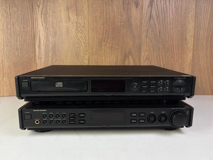 Marantz - SR1010 Amplifier + CD1010 CD Player Stereoset, Audio, Tv en Foto, Radio's