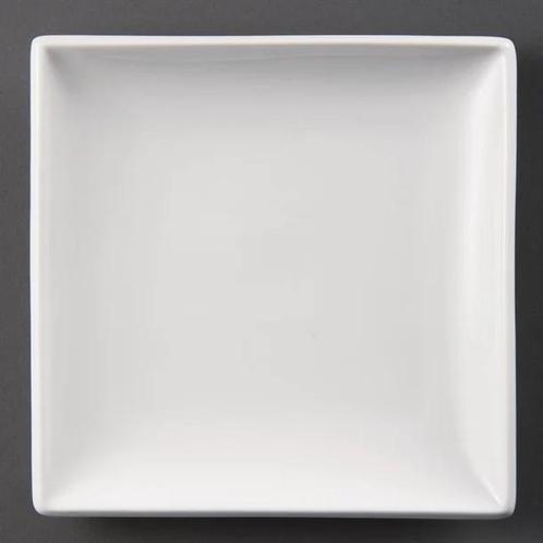 Whiteware vierkante borden wit 18cm (12 stuks), Zakelijke goederen, Horeca | Overige, Verzenden