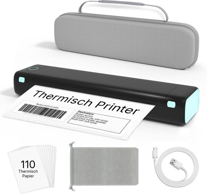 Thermische A4 Printer Tattoo Sjabloon &amp; Verzendlabel, Computers en Software, Printers, Gebruikt, Ophalen of Verzenden