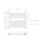 Designradiator Boss & Wessing Vertico Multirail 36x40 cm, Ophalen of Verzenden, Nieuw