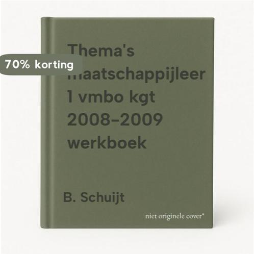 Themas maatschappijleer 1 vmbo kgt 2008-2009 werkboek, Boeken, Schoolboeken, Gelezen, Verzenden