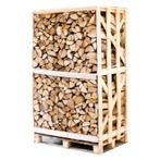 Hele pallet ovengedroogd gekloofd essen haardhout 25cm, Minder dan 3 m³, Ophalen of Verzenden, Blokken