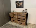 Dressoir Industrieel Ace - 130 x 40 x 100 cm - Meerdere, Huis en Inrichting, Kasten | Kledingkasten, Ophalen of Verzenden, Nieuw