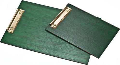 Houten Menu Klembord - type: HFK-Groen, Zakelijke goederen, Kantoor en Winkelinrichting | Kantoorartikelen
