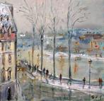 DENIS Pascal dit ROY. - Paris. Le quai Conti sous la, Antiek en Kunst, Kunst | Schilderijen | Klassiek