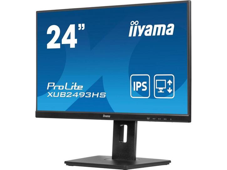 Iiyama ProLite XUB2493HS - 24 Monitor - Full HD IPS 100Hz -, Huis en Inrichting, Woonaccessoires | Overige, Zo goed als nieuw