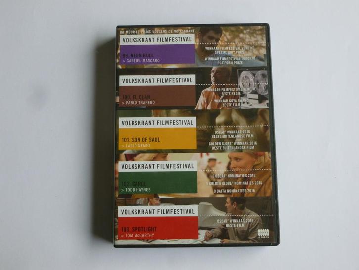 Volkskrant Filmfestival / Spotlight, Carol, Son of Saul, El, Cd's en Dvd's, Dvd's | Filmhuis, Zo goed als nieuw, Verzenden