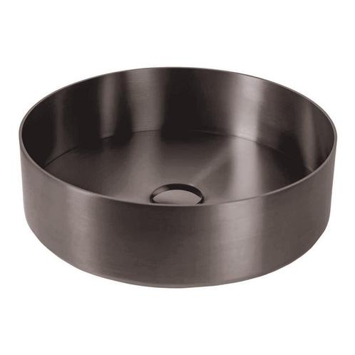 Waskom Lanesto Vanity 40x11,5 cm Gunmetal (excl kraan incl, Doe-het-zelf en Verbouw, Sanitair, Overige typen, Nieuw, Chroom, Ophalen of Verzenden