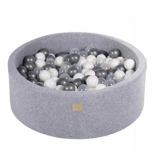 Ballenbak velvet | 90 x 30 cm | Licht grijs (Speelgoed), Kinderen en Baby's, Speelgoed | Educatief en Creatief, Nieuw, Ophalen of Verzenden