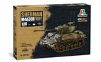 Italeri - 1/56 M4A3E8 SHERMAN FURY (2/24) *, Hobby en Vrije tijd, Nieuw, 1:50 tot 1:144