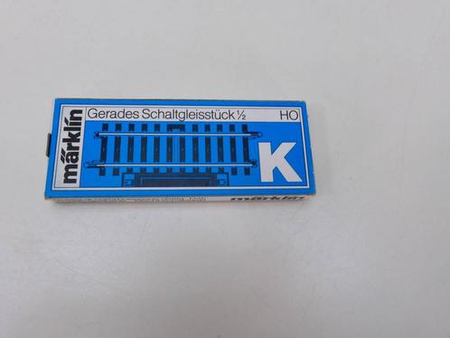 Schaal H0 Märklin 2199 1/2 Recht schakelrail #3095, Hobby en Vrije tijd, Modeltreinen | H0, Wisselstroom, Analoog, Gebruikt, Märklin
