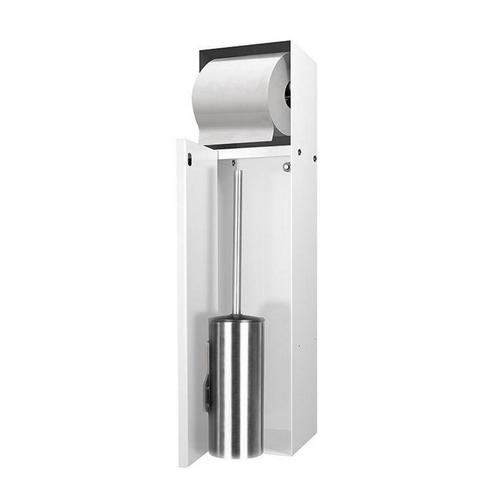 Inbouw Toiletborstelhouder met Toiletrolhouder LoooX, Doe-het-zelf en Verbouw, Sanitair, Bad, Nieuw, Ophalen of Verzenden